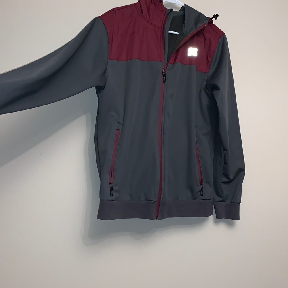 DC Zip Up 2 Tone Hoodie